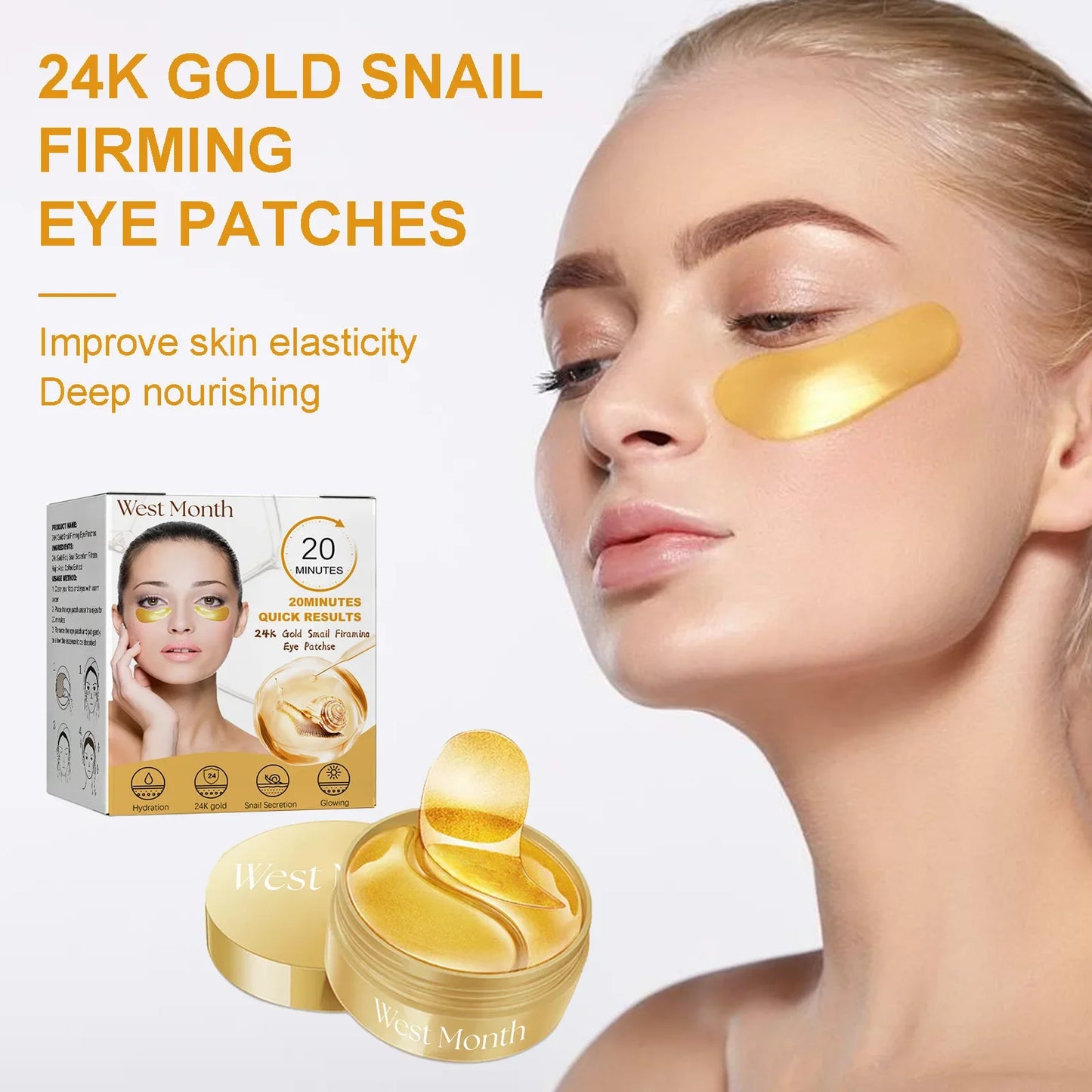 Golden Glow Eye Mask 🌟